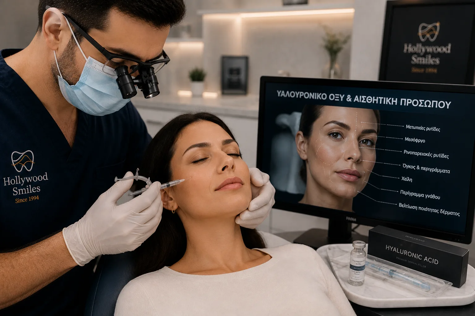 Hyaluronic acid & facial aesthetics