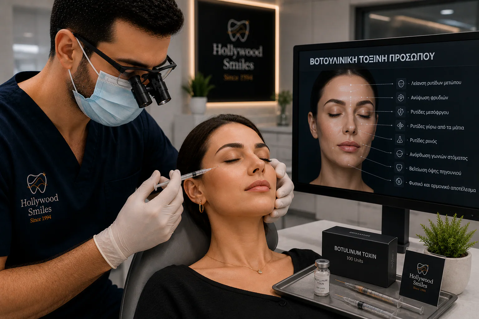 Facial botulinum toxin